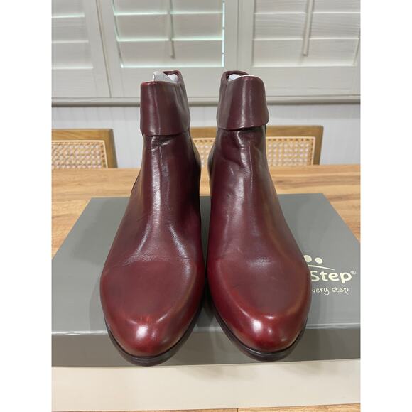 Spring Step Stockholm Boot Bordeaux Leather Size 8.5 US 39 EU NIB Pull On Bootie - Picture 5 of 12